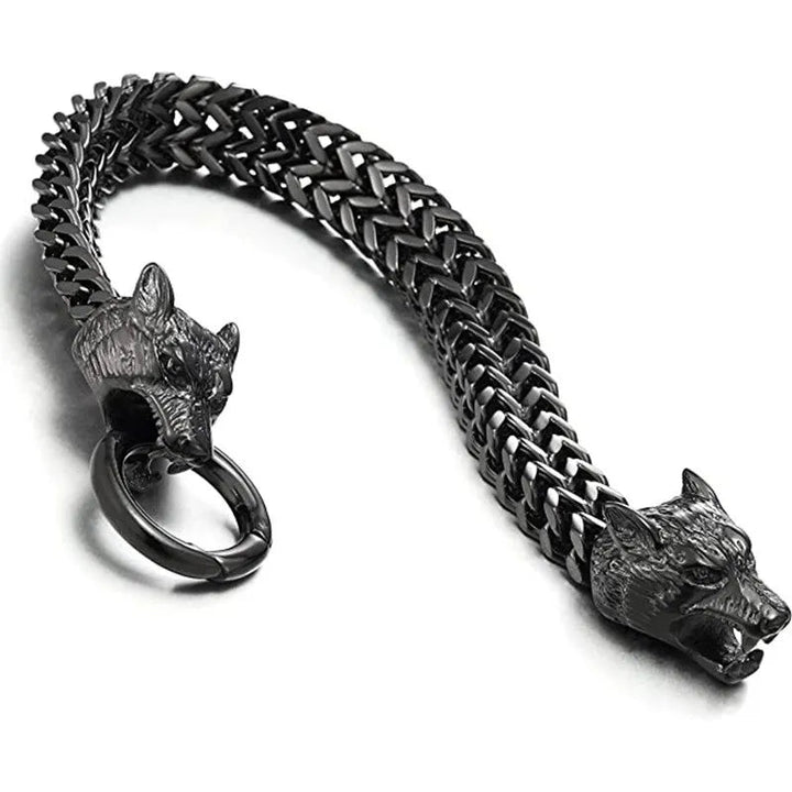 DapperOrnate™ Wolf Bracelet DPO-2001 | For Men - Zolenzo