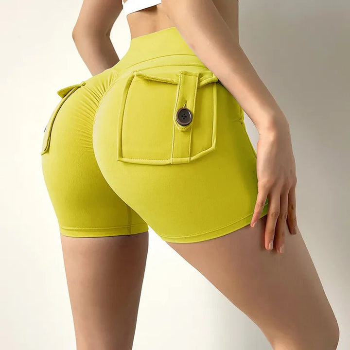 FitFlex™ Femme - Curve-Hugging Sport Shorts with Pockets - Zolenzo